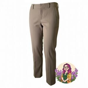 Christopher & Banks Olive Khaki Dress Pants Size 8 Professional Career Work